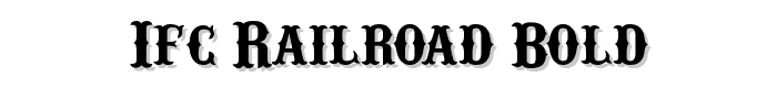 IFC RAILROAD Bold font